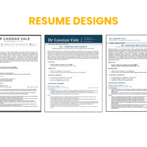 Medical CV Writing Service - Resume Designs